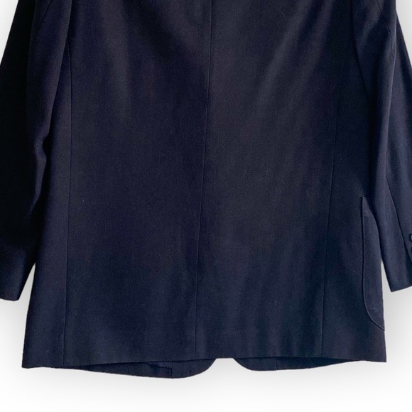 Vintage Et‎ Vous (Paris) Navy Blue Wool Jacket, Size Unisex S, From 90s - Picture 7 of 15